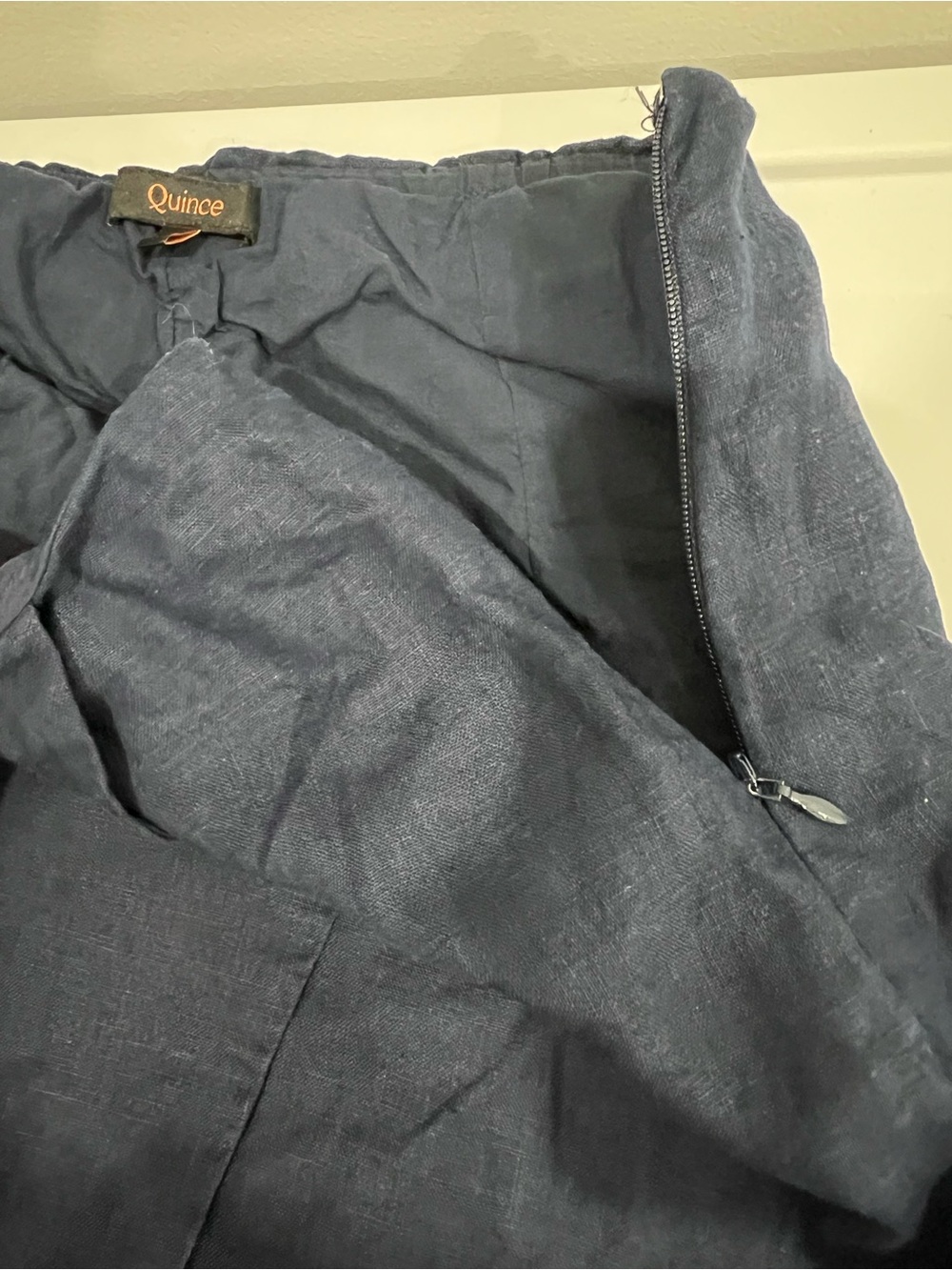 QUINCE 100% European Linen Skort - Picture 8 of 9